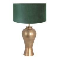 Steinhauer Schemerlamp Brass goud met groen 7307BR