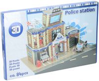 TOM 3D-puzzel politiebureau junior 84 stukjes - thumbnail