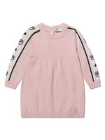 Chiara Ferragni Kids robe à motif Eyelike - Rose