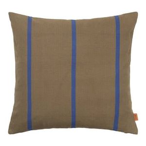 ferm LIVING Grand Sierkussen - Olive/Bright Blue