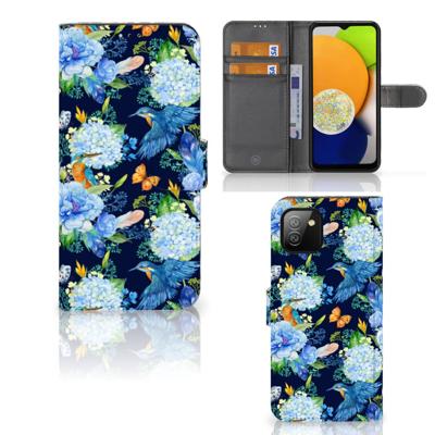 Telefoonhoesje | Met pasjeshouder | voor Samsung Galaxy A03 IJsvogel