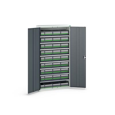 Bott Verso Magazijnkast | 8 Legborden | 36 BottBoxen | RAL 7016 - 16926505.19