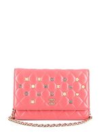 CHANEL Pre-Owned portefeuille Icons à bride en chaîne (2019) - Rose CHANEL Pre-Owned portefeuille Icons à bride en chaîne (2019) - Rose