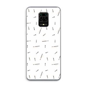Hipster stripes: Xiaomi Redmi Note 9 Pro Transparant Hoesje