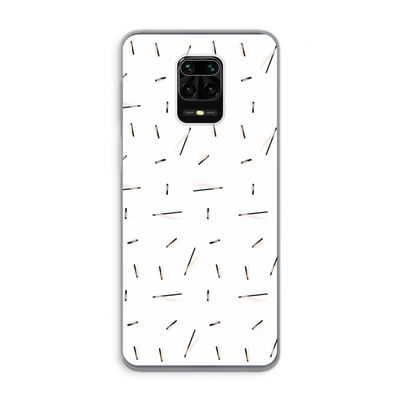 Hipster stripes: Xiaomi Redmi Note 9 Pro Transparant Hoesje