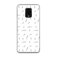 Hipster stripes: Xiaomi Redmi Note 9 Pro Transparant Hoesje