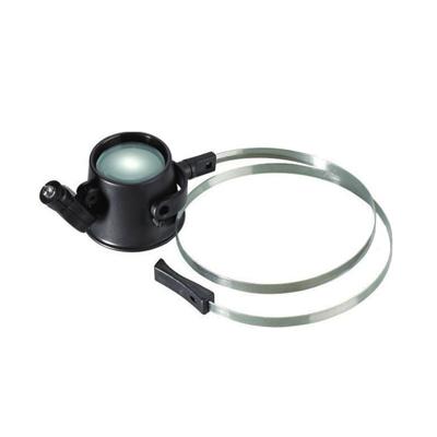 15 X LED verlichte Hands-free Eye-Loupe hoofd Band horloge reparatie Vergrootglas