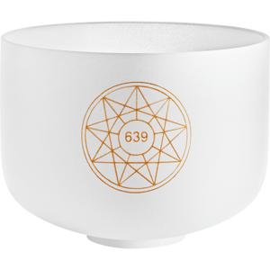 Meinl SOLCSB10-639 Sonic Energy Solfeggio Crystal Singing Bowl klankschaal 10 inch 639 Hz