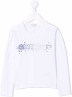 Givenchy Kids t-shirt à logo strassé - Blanc - thumbnail