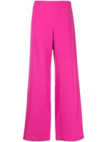 Emporio Armani pantalon palazzo à taille haute - Rose