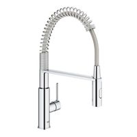 Keukenkraan Grohe Get 1-Gats Met Professionele Handdouche Chroom Keukenkraan Grohe Get 1-Gats Met Professionele Handdouche Chroom