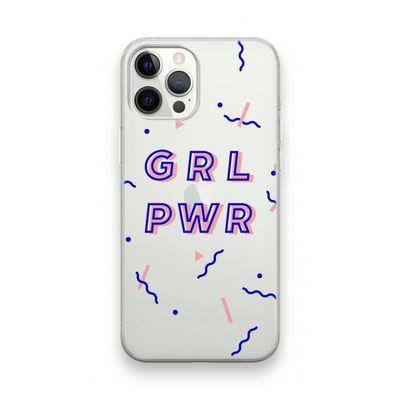GRL PWR: iPhone 12 Pro Transparant Hoesje