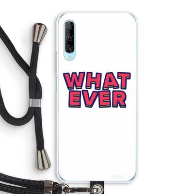 Whatever: Huawei P Smart Pro Transparant Hoesje met koord