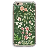 Botanical green sweet flower heaven: iPhone 6 Plus / 6S Plus Transparant Hoesje