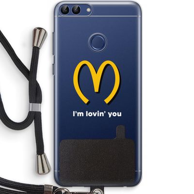 I'm lovin' you: Huawei P Smart (2018) Transparant Hoesje met koord