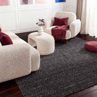 Vloerkleed Portobello Rechthoekig - Donkergrijs 290x200cm - Polyester - Dekbed-Discounter.nl