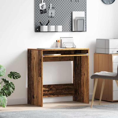 Bureau met plank Oud hout 77,5 x 43 x 79 cm Bewerkt hout