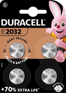 Duracell knoopcel Specialty Electronics CR2032, blister van 4 stuks