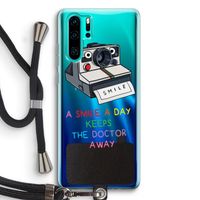 Smile: Huawei P30 Pro Transparant Hoesje met koord