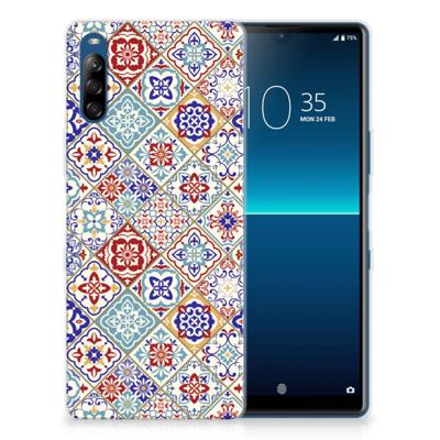 Sony Xperia L4 | TPU | Siliconen hoesje | Tiles Color Sony Xperia L4 | TPU | Siliconen hoesje | Tiles Color
