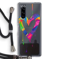 Melts My Heart: Sony Xperia 5 Transparant Hoesje met koord