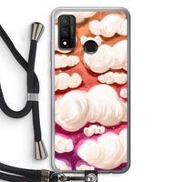 Katoen Wolken: Huawei P Smart (2020) Transparant Hoesje met koord