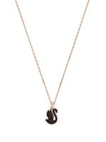 Swarovski collier Swan Pendant - Rose