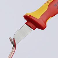Knipex 98 52 VDE-Kabelmesser 180mm Knipex Kabelmes Geschikt voor: Ronde kabel
