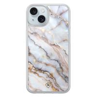 iPhone 15 hybride hoesje - Marble dream