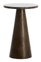 Light & Living Ronde Bijzettafel 'Ynez' Marmer, 29cm, kleur Donkerbruin Light & Living Ronde Bijzettafel 'Ynez' Marmer, 29cm, kleur Donkerbruin