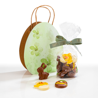 Easter Egg Bag Paaschocolade figuurtjes