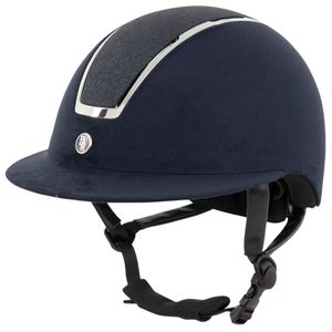 BR Omega Glitter cap donkerblauw maat:55-57