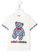 Miki House t-shirt à détail appliqué - Blanc