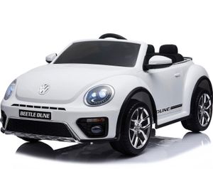 Volkswagen Beetle, 12 volt Kinder Accu Auto met rubberen banden en meer!