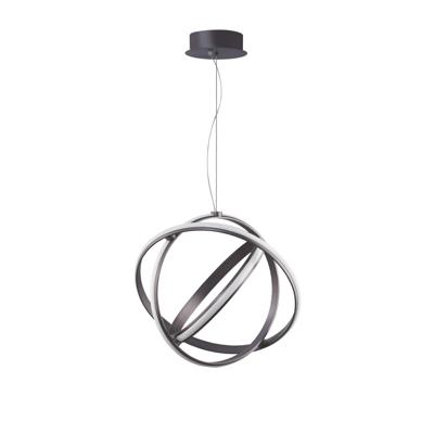 Lyora HanglampPertone S Ø 50cm zwart met paarse gloed - 9365012