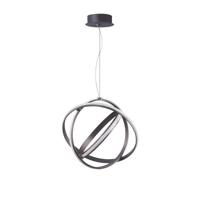 Lyora HanglampPertone S Ø 50cm zwart met paarse gloed - 9365012