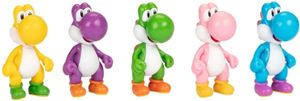 Super Mario Mini Action Figure - Yoshi Colours Multi-Pack (5 figures)