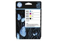 HP 950 zwarte/951 originele cyaan/magenta/gele inktcartridges, 4-pack