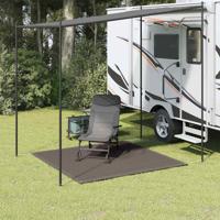 VidaXL Tenttapijt 200x200 cm antracietkleurig