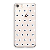 Eyes pattern: iPhone 8 Transparant Hoesje