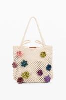 Gehaakte tas met bloemen - MATERIAL FINISHES - U