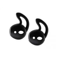 Xccess Silicone Earbuds with Ear Hook for Apple Earpod/Airpod Black