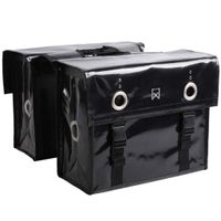 Willex Fietstas 52 L tarpaulin zwart - thumbnail