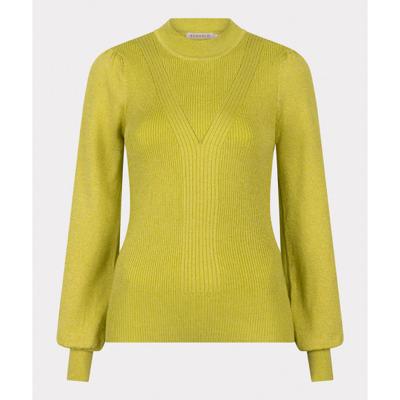 Esqualo - Groen | Dames | Trui | Groen | 4XL | regular | Kamst mode