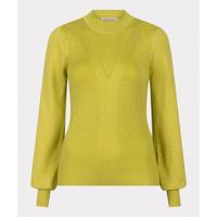 Esqualo - Groen | Dames | Trui | Groen | XS | regular | Kamst mode