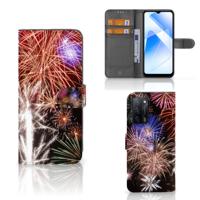 OPPO A16/A16s/A54s | Wallet Case | met Pasjes | Vuurwerk OPPO A16/A16s/A54s | Wallet Case | met Pasjes | Vuurwerk