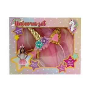 Little Concept tutu met LED eenhoornset - 4-7 jaar