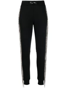 Philipp Plein pantalon de jogging à logo imprimé - Noir