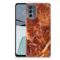 Motorola Moto G62 5G | TPU | Siliconen hoesje | Marmer Bruin