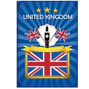 Poster United Kingdom / God save the Queen - 59 x 42 cm